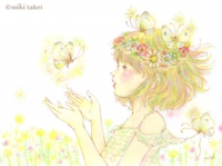 たけいみき/イラストレーター　原画、ポストカード、グリーティングカード、シールなど